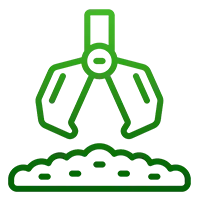 non destructive digging icon